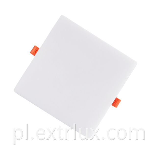 Recessed Square Plastic Panel Light View